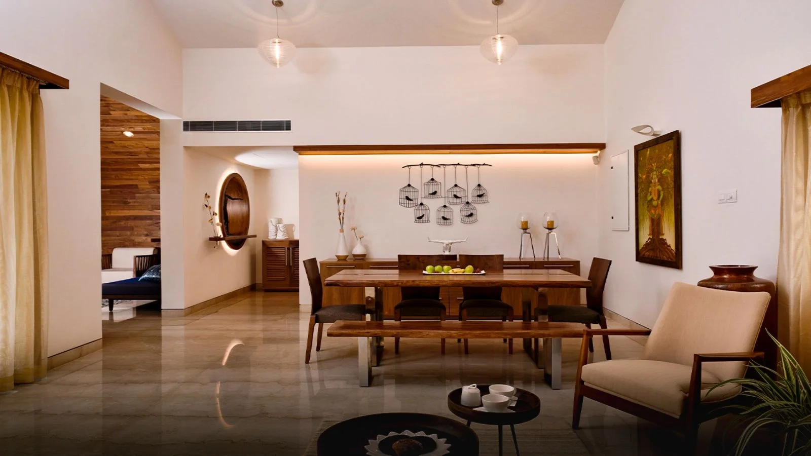 Total Environment In That Quiet Earth Apartments & villa in Off Hennur Road Bangalore Personalised interiors